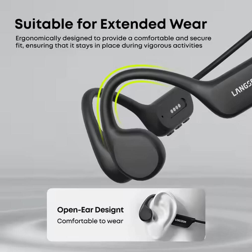 Wireless Earphones Waterproof 16GB Bone Conduction MP3 Bluetooth Headset